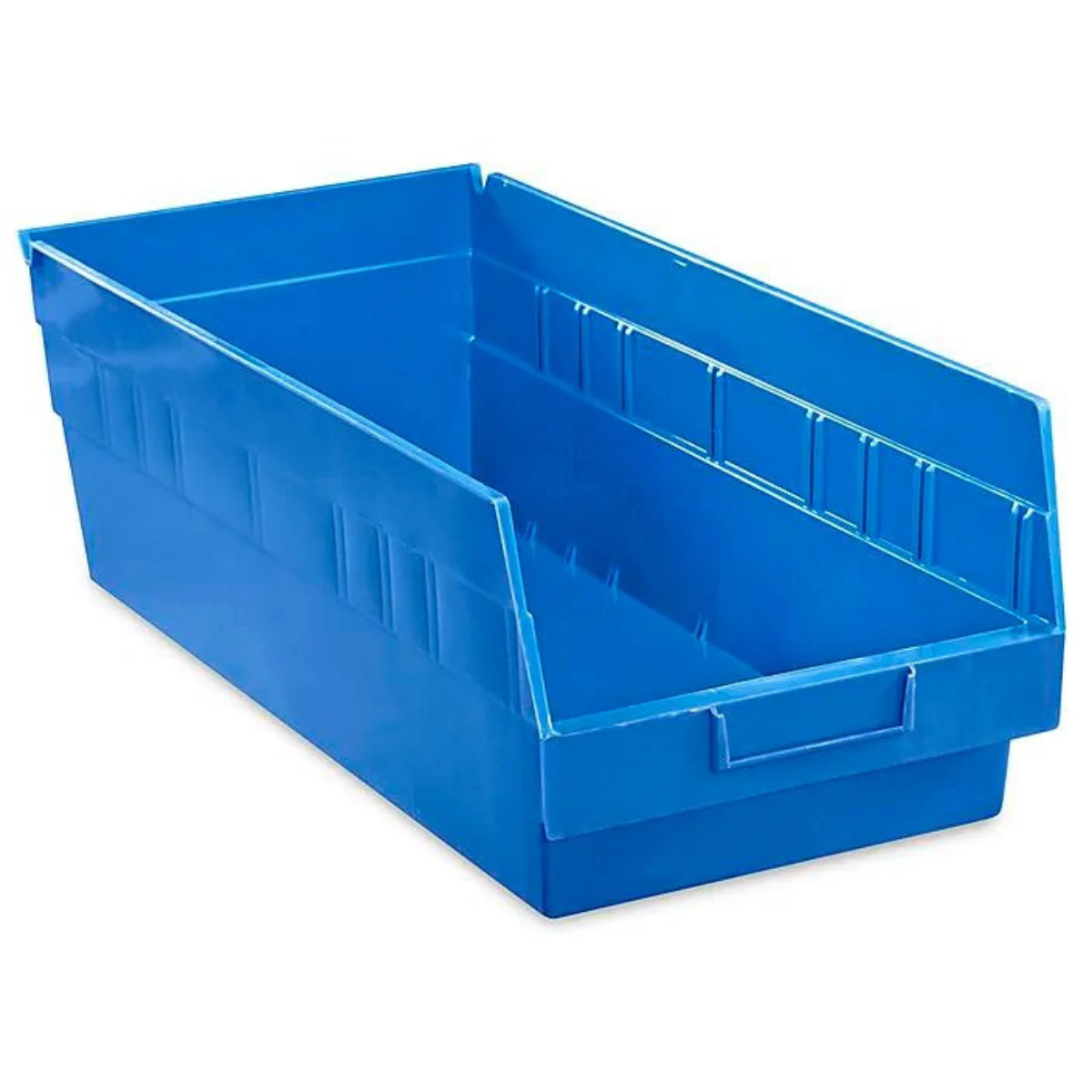 MP-S15646BLU Plastic Shelf Bins - Blue, 8 1⁄2 x 18 x 6"