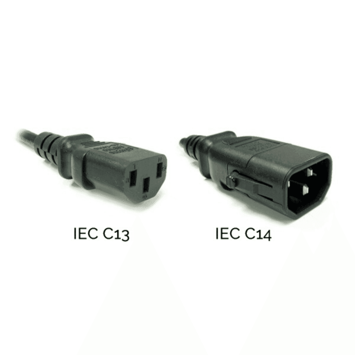 Cavo Verde 2 Piedi Cavo Alimentazione Kentek Verde 2 Piedi - Connettori IEC C13 A C14, 10A/250V, 18 AWG Cavo Di Potenza Corto Verde - Foto 6