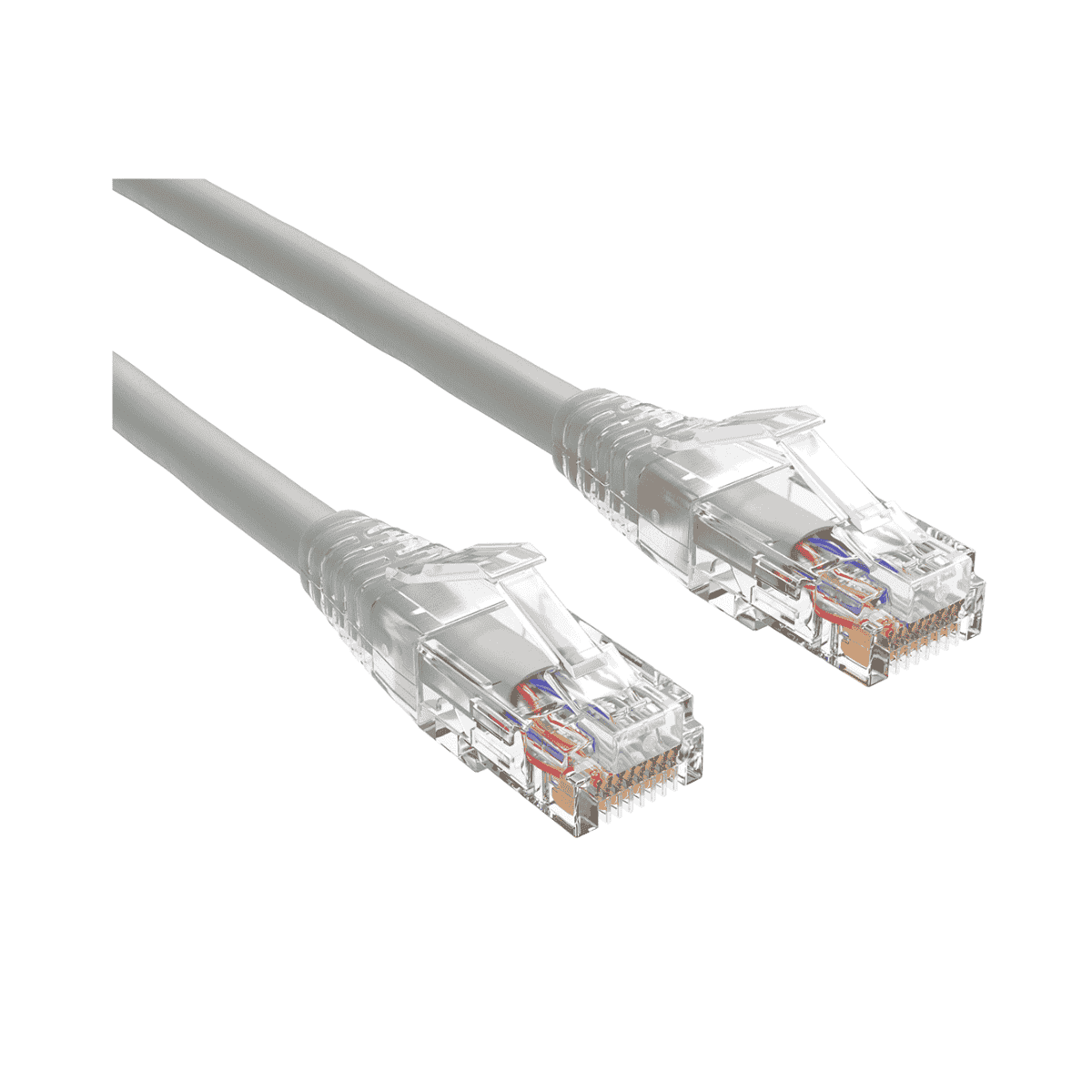 Brinnova CAT6A 8FT U/FTP Patch Cable, Gray, Snagfree Premium Boot, with Serialization labels - Brinnova